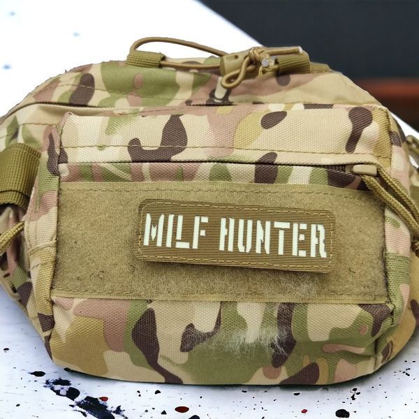 Патч / шеврон що світиться Milf Hunter Laser Cut койот 2199071565 фото