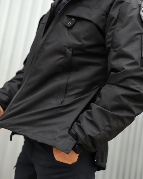 Куртка Ветровка Патрол Непромокаемая для Полиции с Липучками на сетке 46 170310 фото