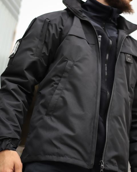 Куртка Ветровка Патрол Непромокаемая для Полиции с Липучками на сетке 46 170310 фото