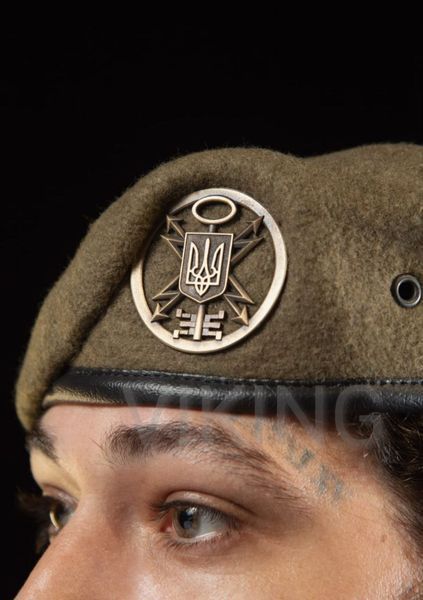 Берет радіотехнічних військ та військ зв'язку крапля Степ ПОВНИЙ КОМЛПЕКТ M / 55-56 123517 фото