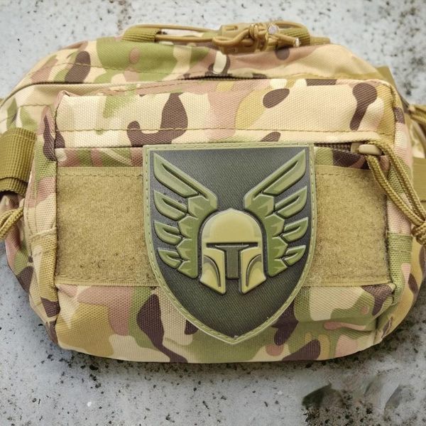 Патч / шеврон ЗСУ 46 окрема аеромобільна бригада олива 2093159082 фото