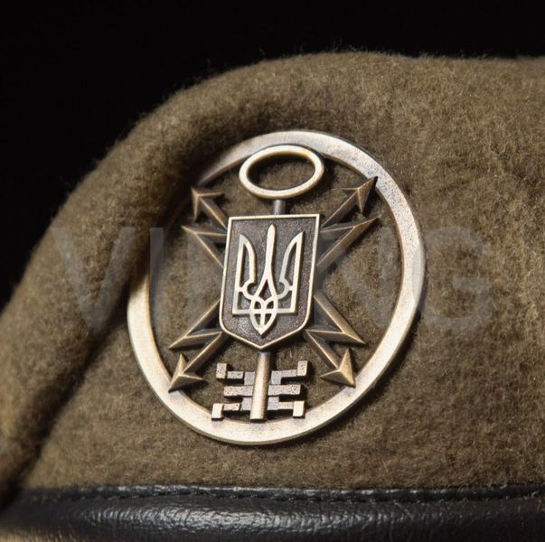 Берет радіотехнічних військ та військ зв'язку крапля Степ ПОВНИЙ КОМЛПЕКТ M / 55-56 123517 фото