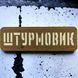 Патч / шеврон Штурмовик Laser Cut койот на липучці  2199079333 фото 1